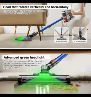 Aspirador 45000Pa 2 Modos Succión