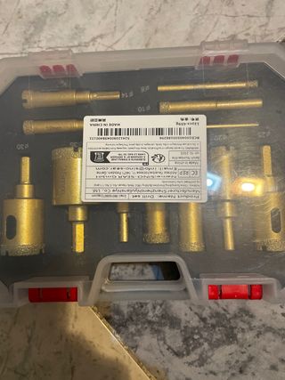 Brocas Diamantadas para Taladro (12 pzs)