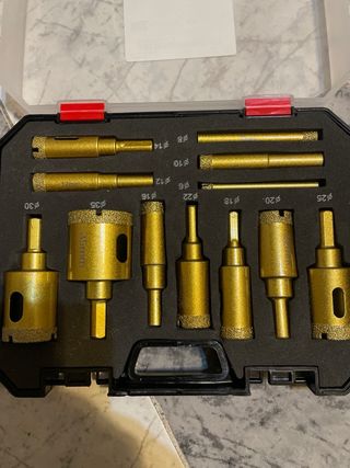 Brocas Diamantadas para Taladro (12 pzs)