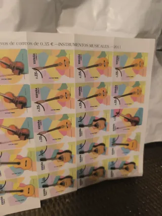 25 Sellos Instrumentos Musicales 2011