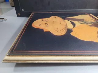 Cartel Netol Madera Reproducción Años 90