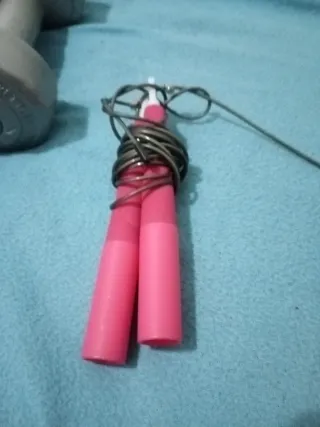 3 Mancuernas 1.5 kg y Comba