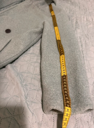 Abrigo moderno oversize azul