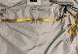 Abrigo moderno oversize azul