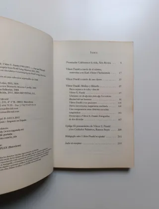 Viktor E. Frankl. El sentido de la vida.