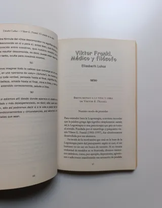 Viktor E. Frankl. El sentido de la vida.