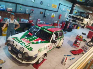 Maqueta Fiat Ritmo Rally 1:18 Otto