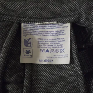 Mochila Portabebés Jane Gris