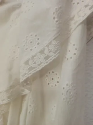 Blusa DODO bordada blanca talla única