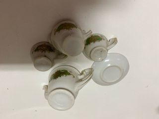 Serviço miniatura porcelana antigo