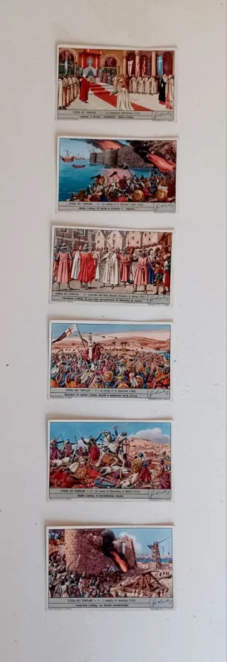 Lotto 29 figurine storiche Liebig anni '60