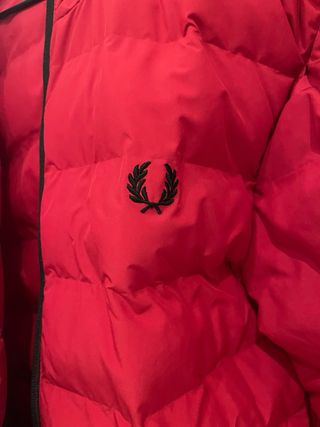 Anorak Fred Perry Rojo Talla M