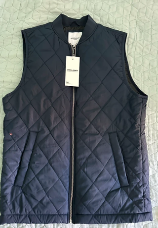 Chaleco Jack & Jones Azul Talla M