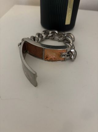 Pulsera Dior Plata Preciosa esclava .