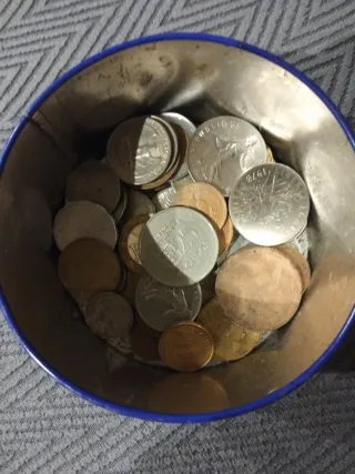 Monedas antiguas variadas