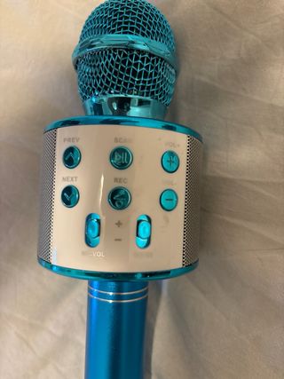 Micrófono Karaoke Infantil Azul