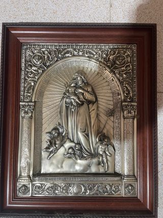 Cuadro Jesús Plata 42x35