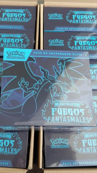 Caja etb Pokémon Fuegos Fantasmales