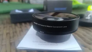 Lente Neewer 55mm 0.43X HD Fisheye Macro