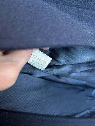 Cappotto Sartoriale Blu Cashmere e Lana