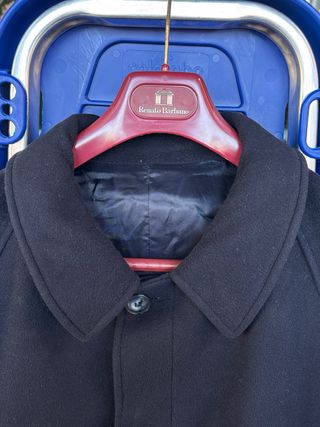 Cappotto Sartoriale Blu Cashmere e Lana