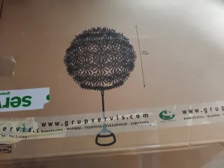 Lámpara de metal negra IKEA