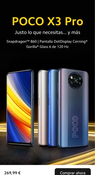 Xiaomi Poco X3 Pro 256GB Azul/Plateado