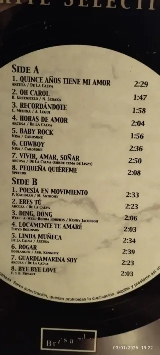 Vinilo Dúo Dinámico White Selection