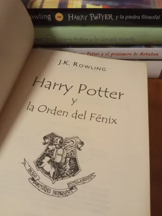 Libro: Harry Potter y la Orden del Fénix