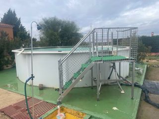 Piscina desmontable metal/plástico