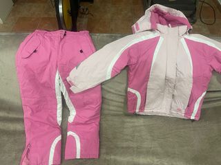 Tuta da sci bambina rosa 10 anni