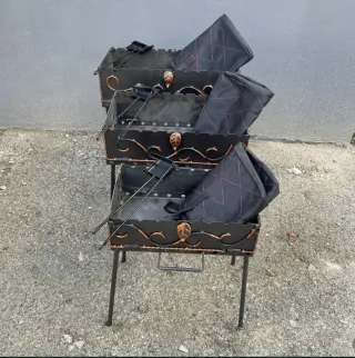 Barbacoa forgiata artigianale