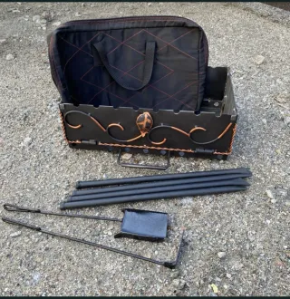 Barbacoa forgiata artigianale