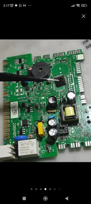 Riparazione di schede elettroniche per lavatrici, frigoriferi e microonde