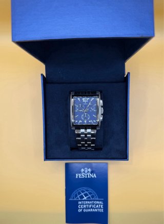 Reloj Festina Hombre Azul y Plateado