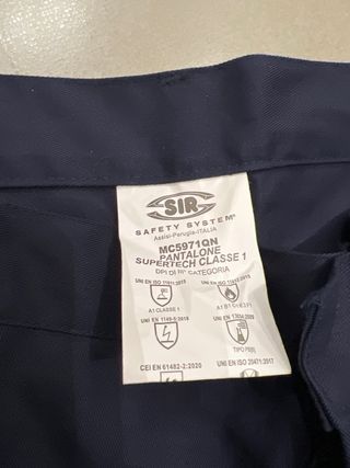 Pantalón Supertech Clase 1 T.58