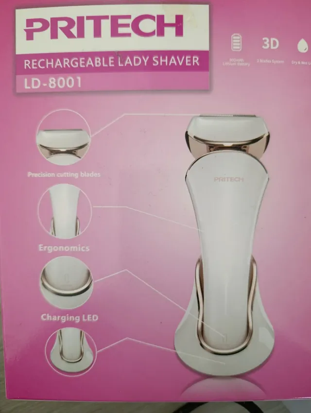 Depiladora y Afeitadora PRITECH LD-8001 Recargable