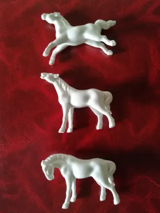 Caballos de porcelana de 1960