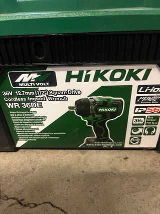 Atornilladora Impacto Hikoki WR36DE