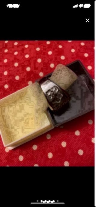 Anillo grande acero nuevo