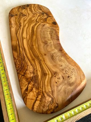 Tabla cortar madera de olivo artesanal