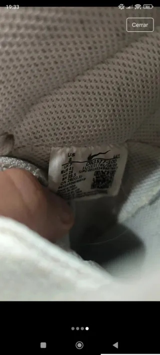 Zapatillas Nike Court Vision Blancas Talla 42