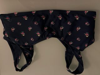 Bikini floral azul y rosa talla M