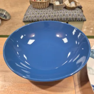 Juego vajilla 6 servicios azul y blanco