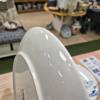 Juego vajilla 6 servicios azul y blanco