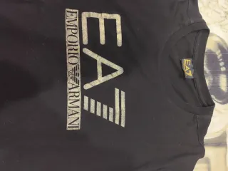 Camiseta EA7 Emporio Armani Hombre Negra