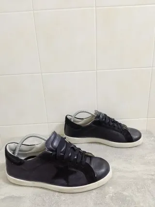 Sneakers uomo nere con stella