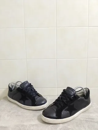 Sneakers uomo nere con stella