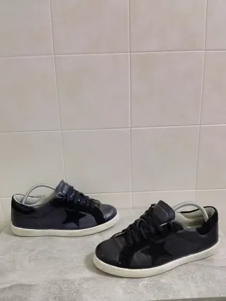 Sneakers uomo nere con stella