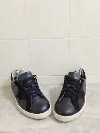 Sneakers uomo nere con stella